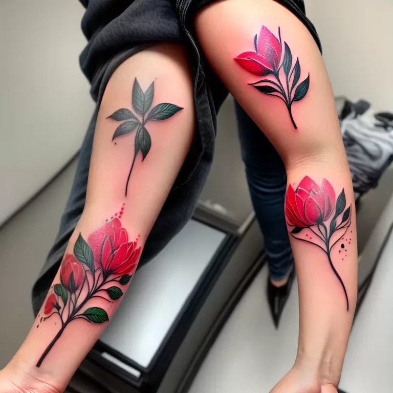 Fotos tatuagem cereja cores vibrantes scaled