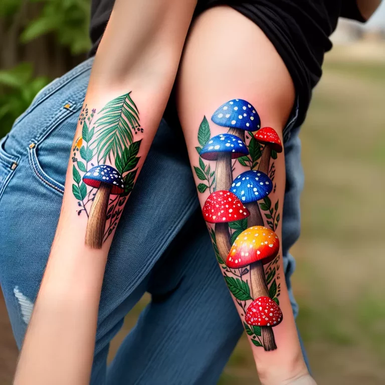 Fotos tatuagem cogumelo colorido natureza 1 scaled Fotos tatuagem cogumelo colorido natureza 1 scaled