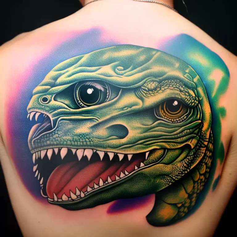 Fotos tatuagem dinossauro braco detalhes scaled Fotos tatuagem dinossauro braco detalhes scaled