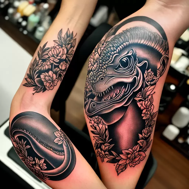 Fotos tatuagem dinossauro braco equipamentos scaled Fotos tatuagem dinossauro braco equipamentos scaled