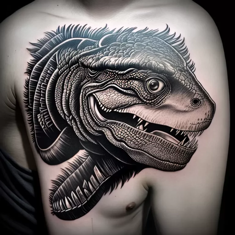 Fotos tatuagem dinossauro forca determinacao scaled