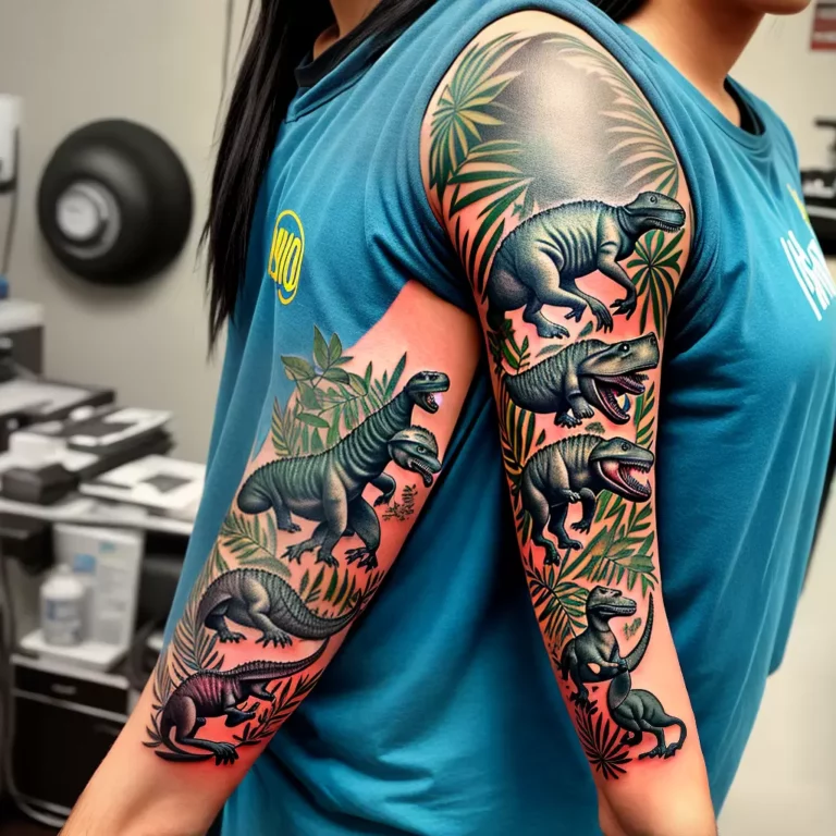 Fotos tatuagem dinossauros forca resistencia scaled