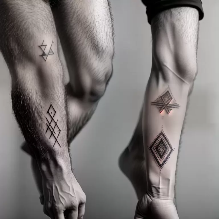 Fotos tatuagem geometrica braco preto branco scaled