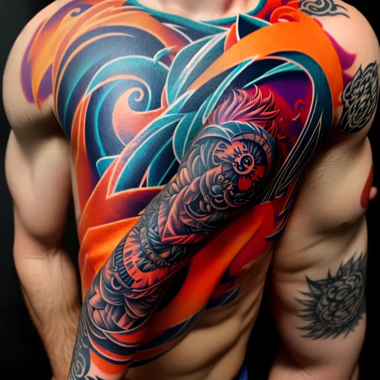 Fotos tatuagem goku super saiyajin dragon ball 1 scaled