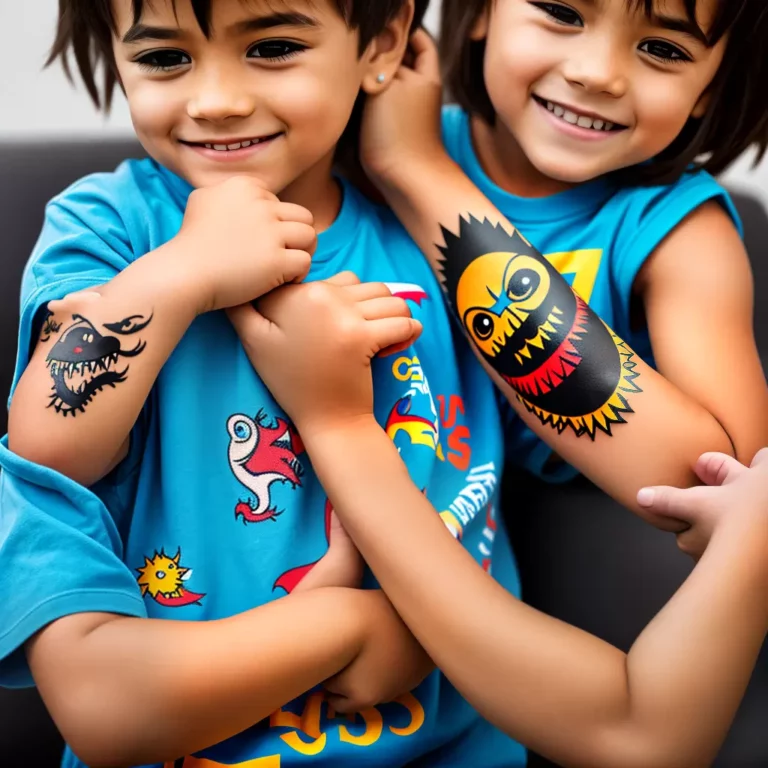Fotos tatuagem infantil braco trex sorridente scaled Fotos tatuagem infantil braco trex sorridente scaled