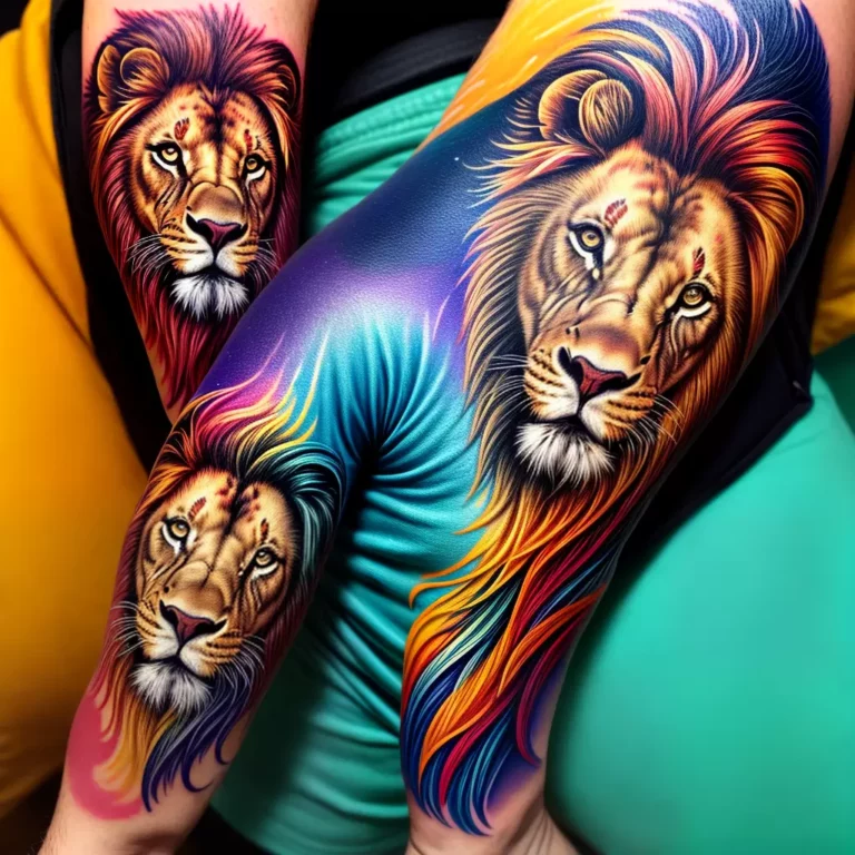 Fotos tatuagem leao vibrante detalhes scaled Fotos tatuagem leao vibrante detalhes scaled