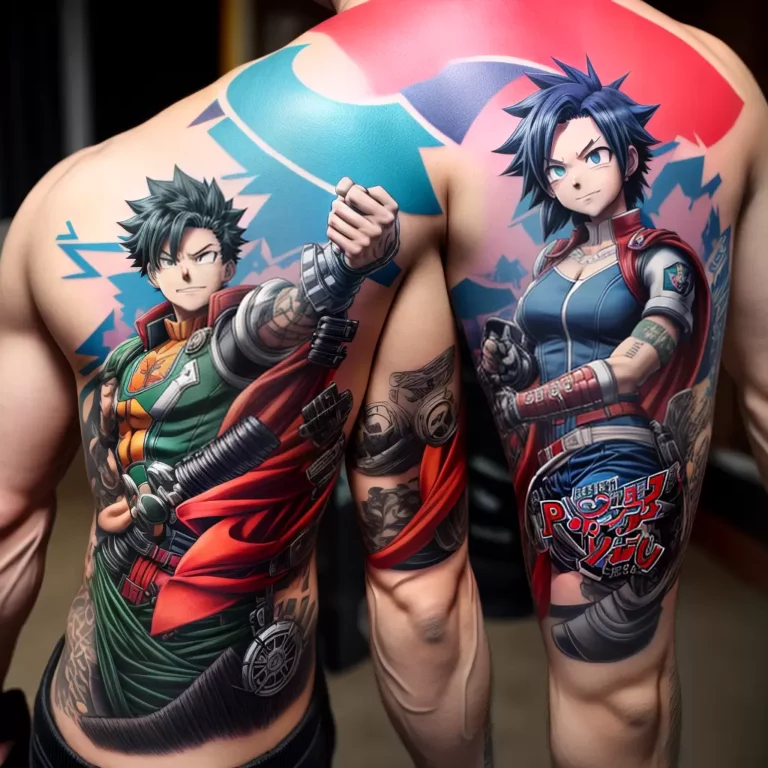 Fotos tatuagem mha personagem quirk poder scaled Fotos tatuagem mha personagem quirk poder scaled