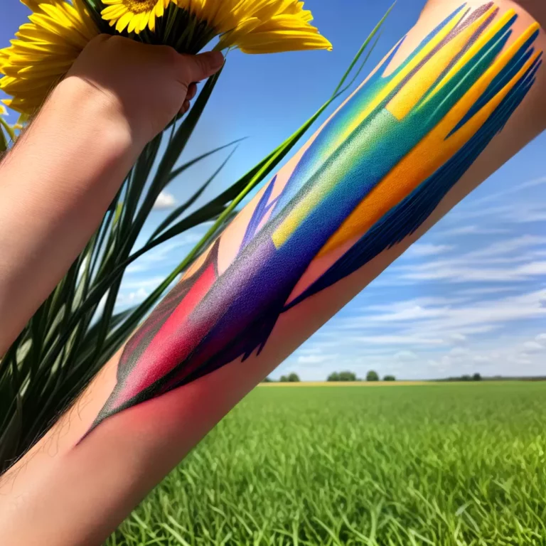 Fotos tatuagem milho colorido campo ceu azul scaled Fotos tatuagem milho colorido campo ceu azul scaled
