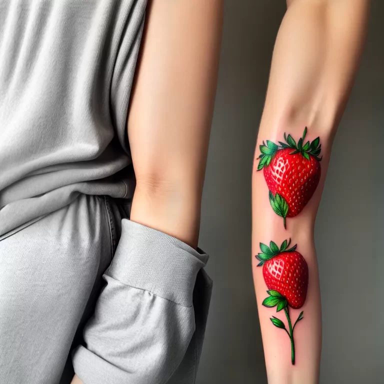 Fotos tatuagem morango vermelho brilhante scaled Fotos tatuagem morango vermelho brilhante scaled