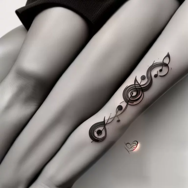Fotos tatuagem nota musical coracao pulso scaled