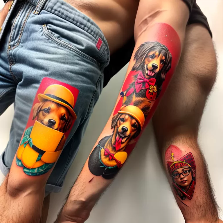 Fotos tatuagem salsicha ketchup mostarda alimentos scaled Fotos tatuagem salsicha ketchup mostarda alimentos scaled