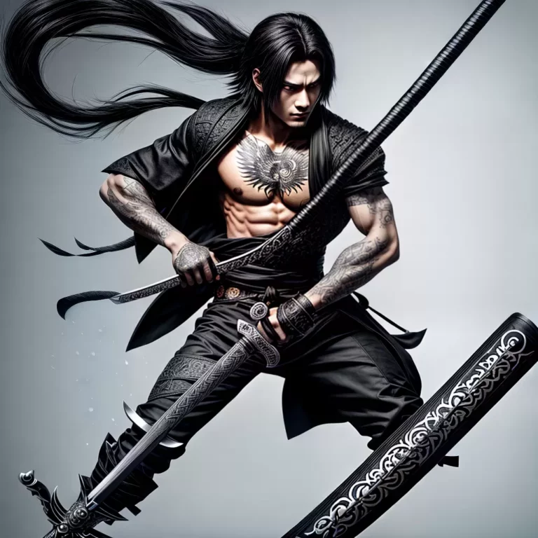 Fotos tatuagem shinigami zanpakuto petalas scaled Fotos tatuagem shinigami zanpakuto petalas scaled