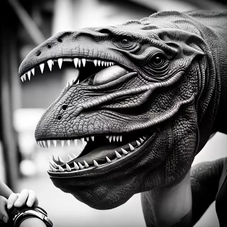 Fotos tatuagem t rex braco sorriso scaled Fotos tatuagem t rex braco sorriso scaled