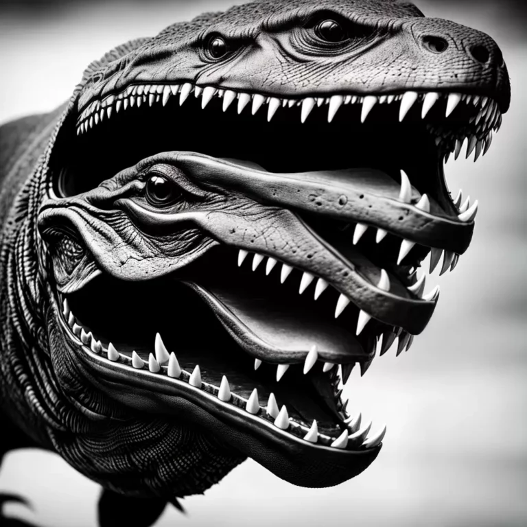 Fotos tatuagem t rex furioso preto branco scaled Fotos tatuagem t rex furioso preto branco scaled