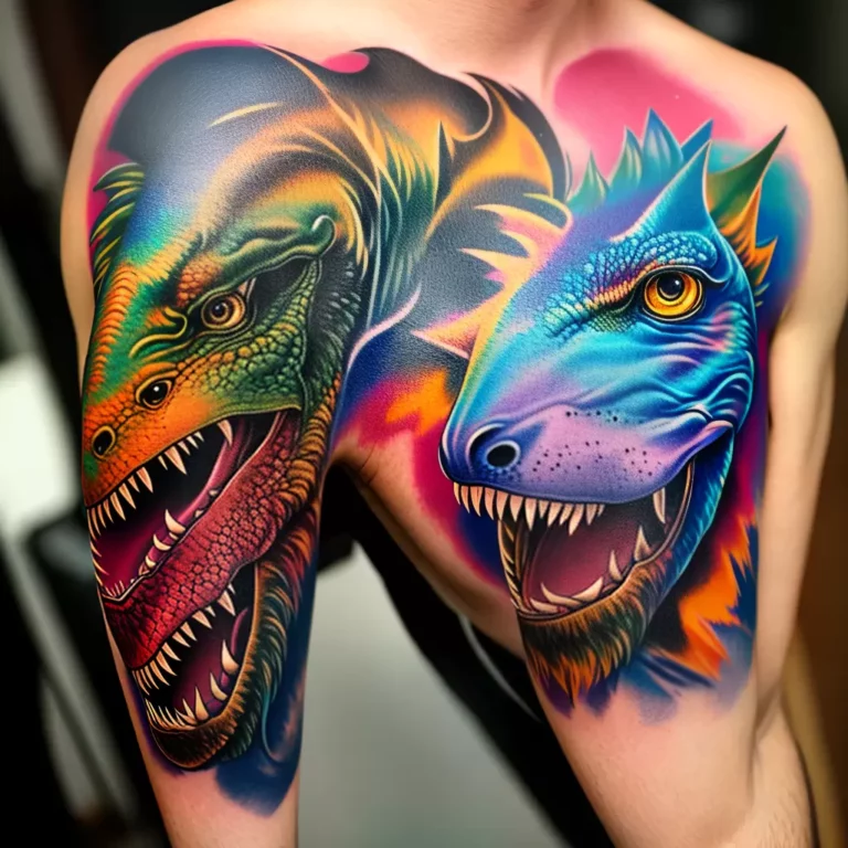 Fotos tatuagem t rex pre historia 1 scaled