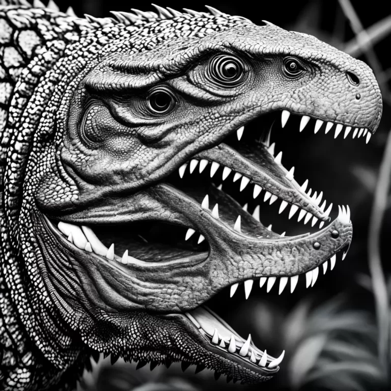 Fotos tatuagem t rex preto branco jungle 3 scaled
