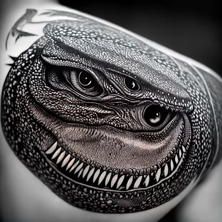 Fotos tatuagem t rex tribal scaled Fotos tatuagem t rex tribal scaled