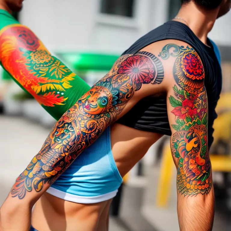 Fotos tatuagem tacos coloridos braco scaled