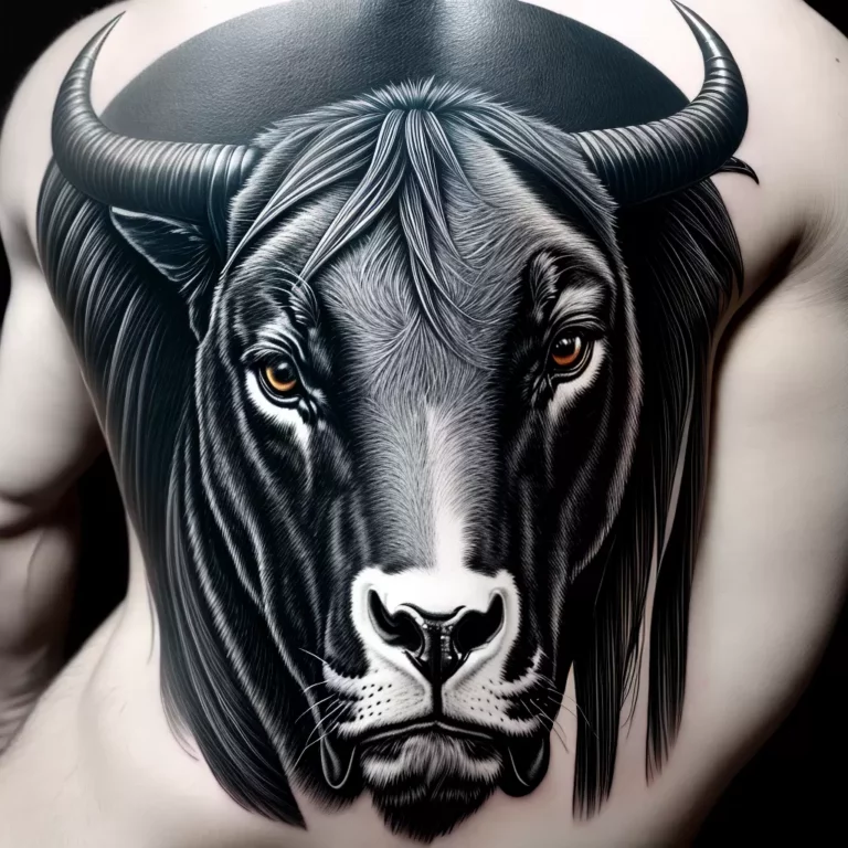 TOURO em tinta: Tatuagens que simbolizam a força e estabilidade do signo!
